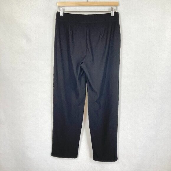 Eileen Fisher Black Pull On Straight Leg Ankle Pants Size XS - Picture 3 of 6